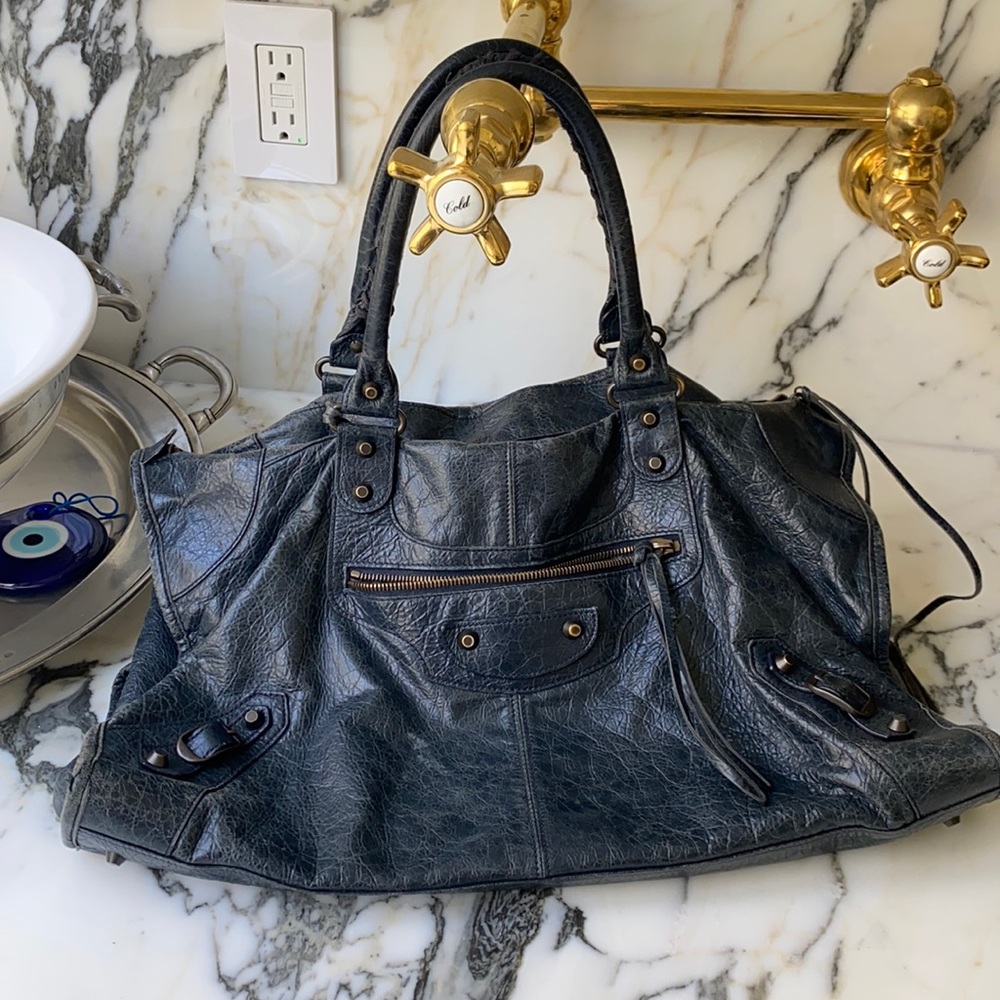 Black Balenciaga bag
